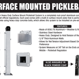 Surface Mount Pickleball Posts & Net Systems