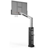 Dominator Pro 72″ Basketball Hoop – Perforated Aluminium Backboard (MORE STOCK LANDING NOV BLACK/ALLOY))
