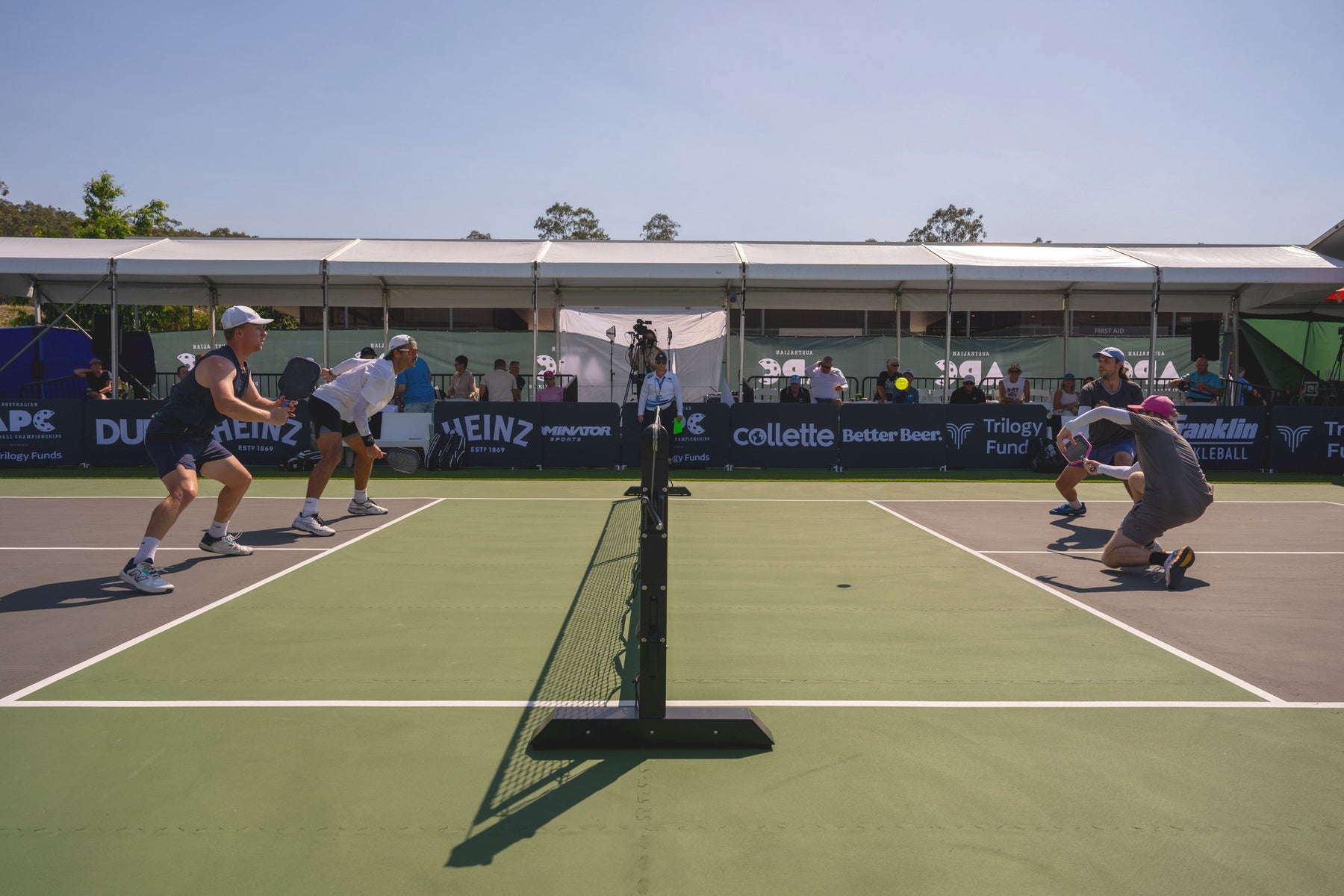 Dominator net in play at the Australian Pickleball Championships