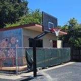Fixed Height Basketball Hoop with Perforated Aluminium Backboard