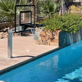 Dominator Aluminium Poolside Inground Basketball Hoop