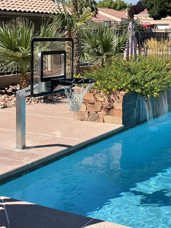 Dominator Aluminium Poolside Inground Basketball Hoop