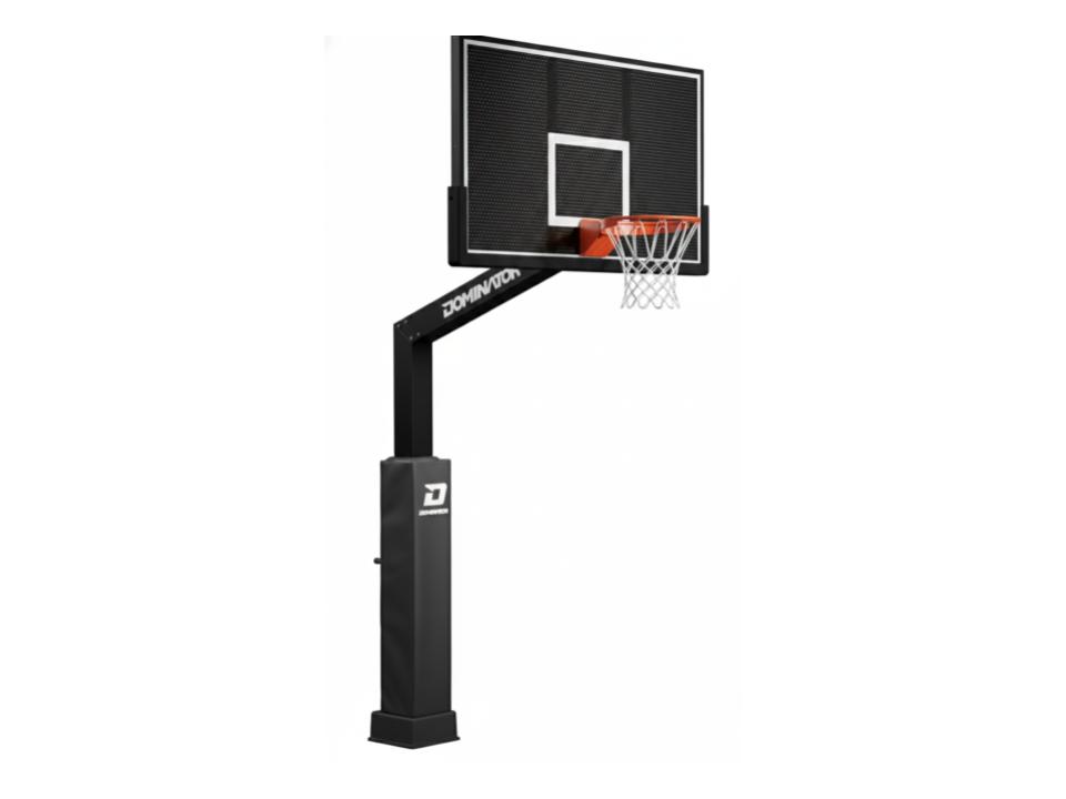 Dominator Pro 72″ Adjustable Basketball Hoop – Perforated Aluminium Backboard