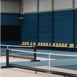 Pro Max Semi Permanent Rollaway Pickleball Net (Retractable Wheels)