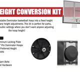 Dominator Pro 72″ Basketball Hoop – Shatterproof Aluminum Backboard
