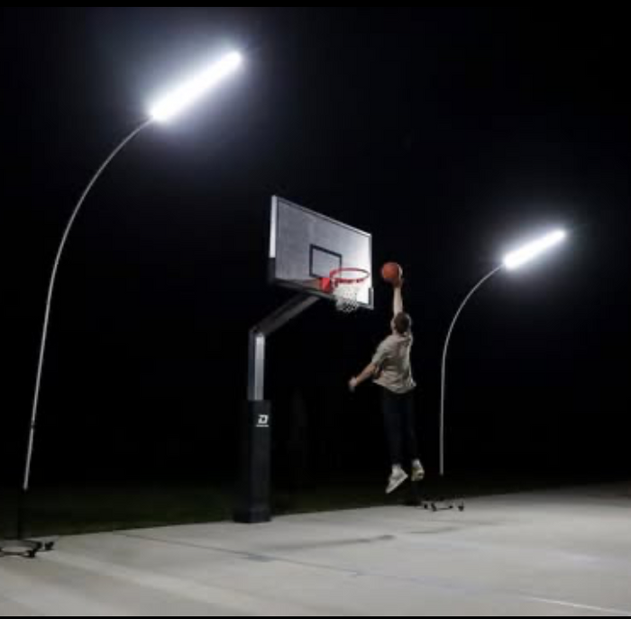 Dominator Pro 72″ Adjustable Basketball Hoop – Perforated Aluminium Backboard