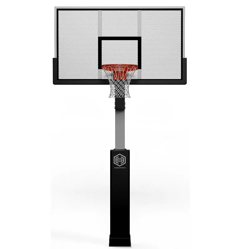 Dominator Pro 72″ Basketball Hoop – Perforated Aluminium Backboard